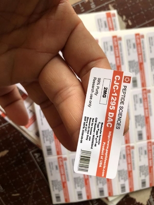 Wodotwórcze peptydy Tb500 2 ml 3 ml Małe fiolki Etykiety z materiałem hologramu laserowego