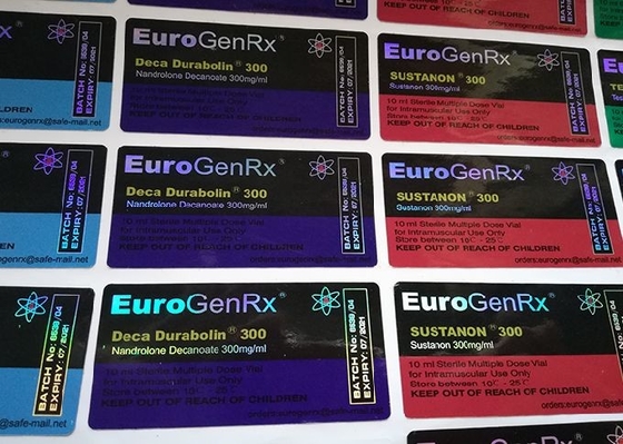 Etykiety na szklane fiolki z czarnym amerykańskim smokiem10ml Fiolka z niestandardowymi etykietami i pudełkami