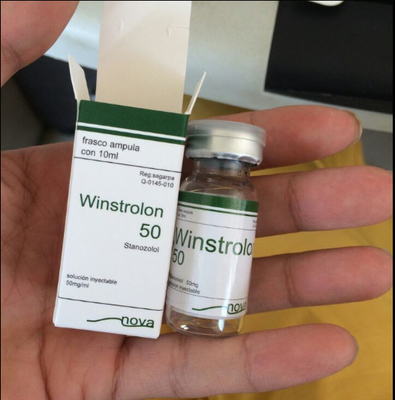 Winstrolon 50 10 ml Olej do wstrzykiwań Etykiety i pudełka 10 ml Fiolka Pudełka Papierowa Opakowanie