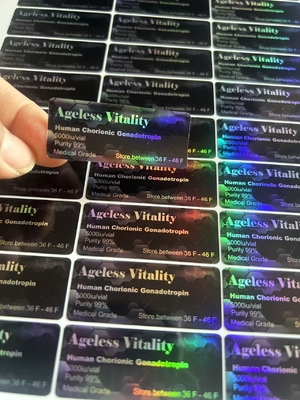 Hcg 2 ml 3 ml Etykiety fiolki do wstrzykiwań z naklejką do opakowań z peptydami