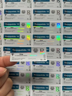 Wodotwórcze H GH 200JU Peptid 2ML 3ML Fiolka butelka Etykiety Glossy Finish