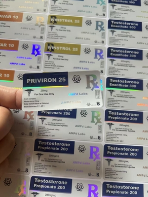 Etykiety na butelki plastikowe Priviron 50mg, etykiety na tabletki doustne