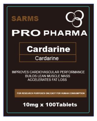Etykiety na butelki pigułek Cardarine 10mg Finish Orals