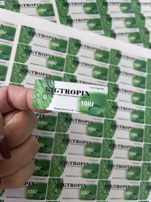 Wodoodporne etykiety PVC H gh 100iu z możliwością personalizacji