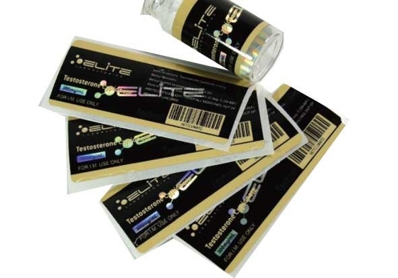 Pharma Lab Peel Off Medicine Etykieta butelki Metaliczny druk do fiolek do iniekcji