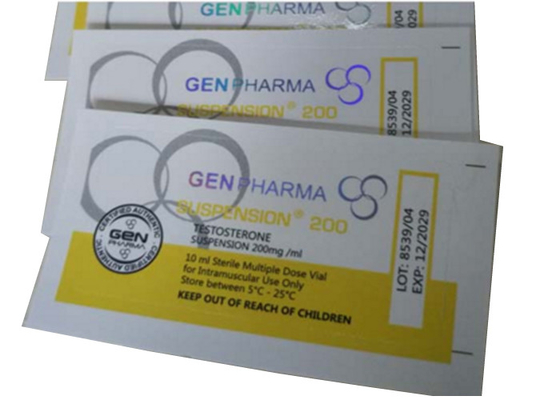 Plastikowe wodoodporne fiolki Etykiety na fiolki Mocny klej, fiolki Etykiety na butelki