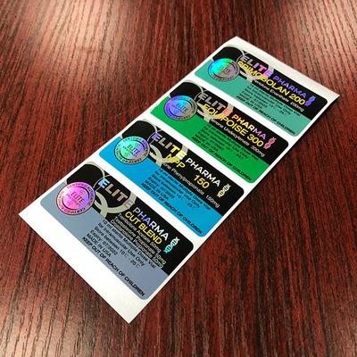 Laserowa fiolka z hologramem PET z fiolką z lekiem 10 ml Etykiety na fiolki