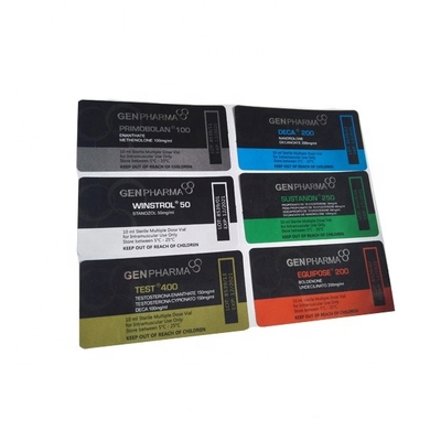 CMYK Holograficzny laserowy fiolka PET Etykiety na fiolki