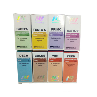 Holograficzne logo wybite fiolka do wstrzykiwań 10 ml pudełka na fiolki