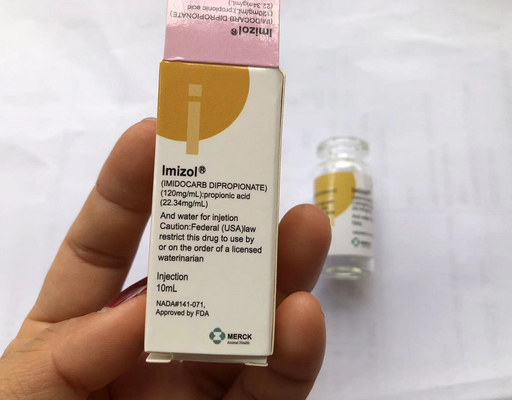Imizol Imidocarb Dipropionate 12 Mg / Ml Etykiety i pudełka z kwasem propionowym